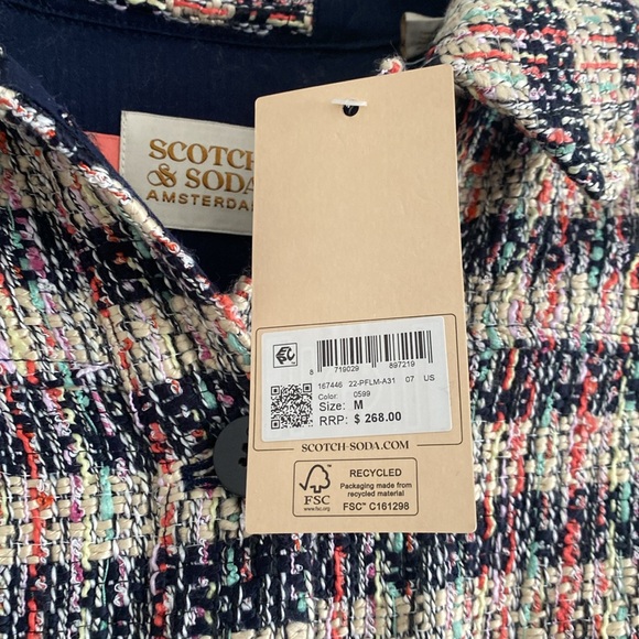 Scotch & soda button down tweed jacket - Picture 3 of 3